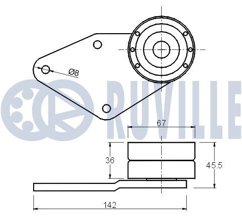 RUVILLE 3451092 Cadena, accionamiento bomba de aceite FORFOUR 1.5 CDI (454.000) 68 CV Gasóleo 2006