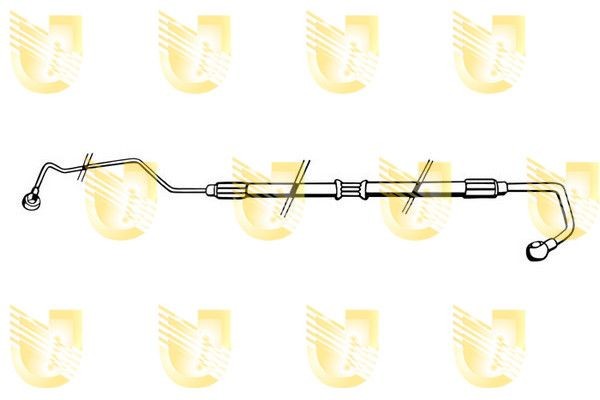 UNIGOM Hydraulic Hose, steering system Article number: 365201 cheaply
