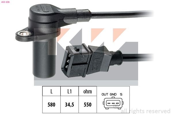 KW Ignition coil Article number: 470 229 cheaply