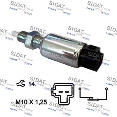 FISPA 5.140131 Switch, clutch control (cruise control) AGILA 1.2 i 16V 94 PS Petrol 2014