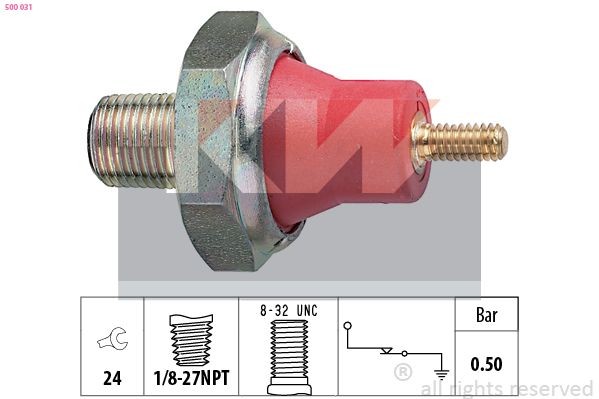 KW Oil Pressure Switch Article number: 500 031 cheaply