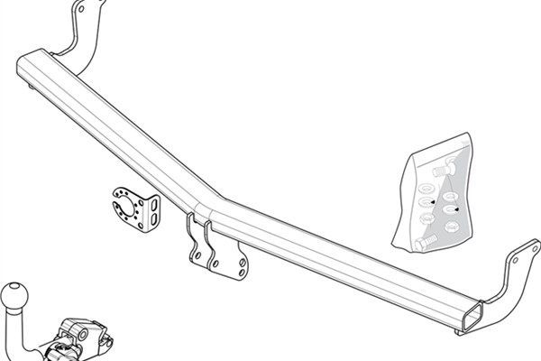 BRINK Trailer Hitch Article number: 526700 cheaply