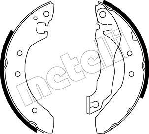 METELLI Brake Shoe Set Article number: 53-0005 cheaply