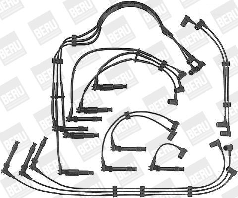 BERU Ignition Cable Kit Article number: ZE751 cheaply