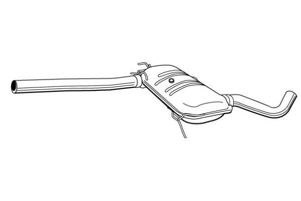 VEGAZ Middle silencer Article number: RS-208 cheaply