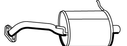 VEGAZ Rear silencer Article number: DIS-29 cheaply