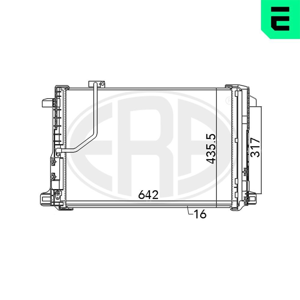 ERA Air conditioning condenser Article number: 667111 cheaply