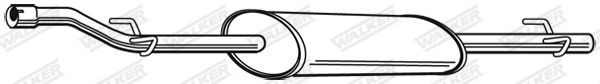 WALKER Middle silencer Article number: 23245 cheaply