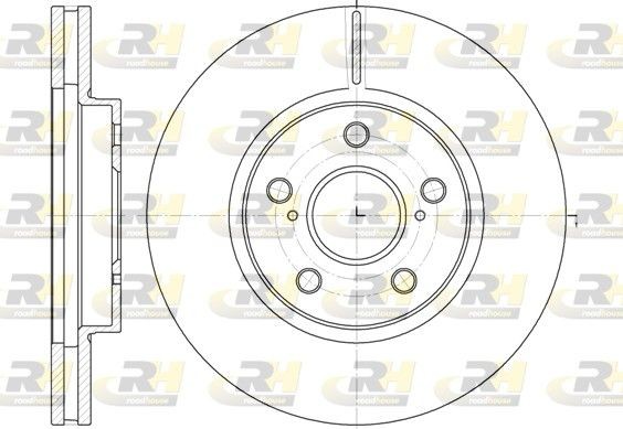 ROADHOUSE Brake disc Article number: 6862.10 cheaply