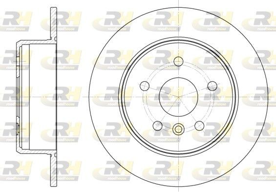 ROADHOUSE Brake disc Article number: 6914.00 cheaply