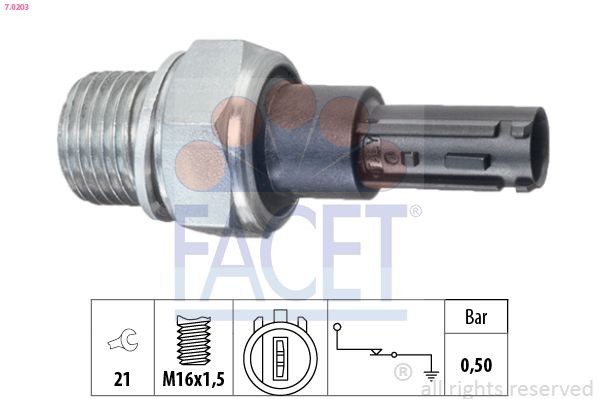 FACET Oil Pressure Switch Article number: 7.0203 cheaply