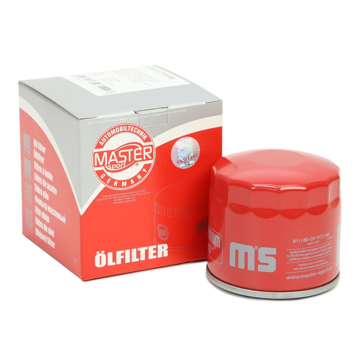 MASTER-SPORT Oil filter Article number: 811/80-OF-PCS-MS cheaply