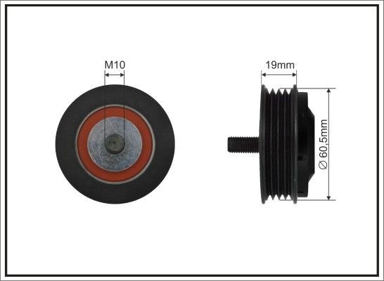 CAFFARO Tensioner pulley Article number: 83-25 cheaply