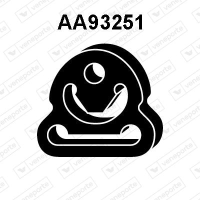 VENEPORTE Gummibånd, udstødningssystem Varenummer: AA93251 billige