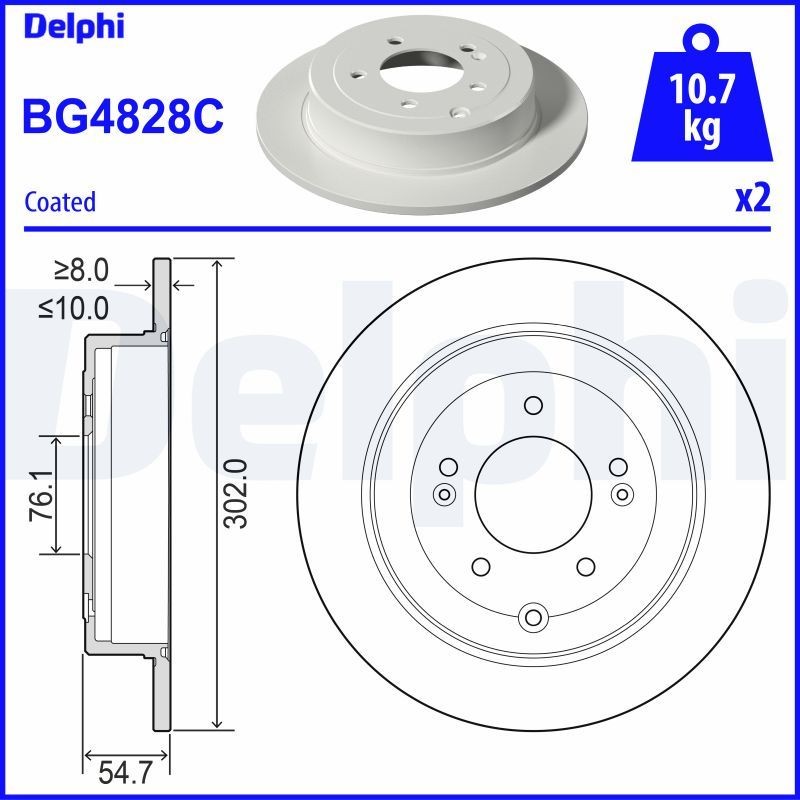 DELPHI Hjullejesæt Varenummer: BK1611 billige