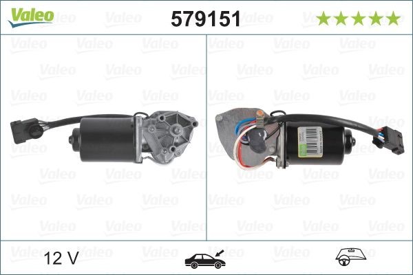 VALEO Wiper motor ORIGINAL PART Article number: 579151 cheaply