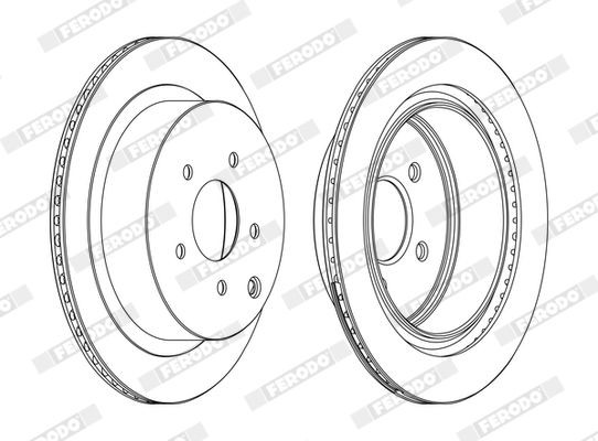 FERODO Brake disc Article number: DDF1506C cheaply