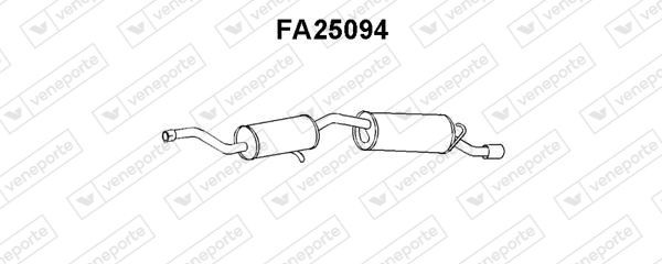 VENEPORTE Rear silencer Article number: FA25094 cheaply