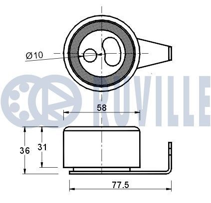 RUVILLE Timing belt kit Article number: 5587870 cheaply