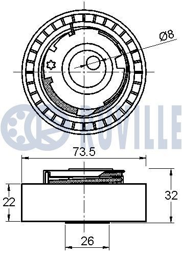 RUVILLE Timing belt kit Article number: 5664370 cheaply