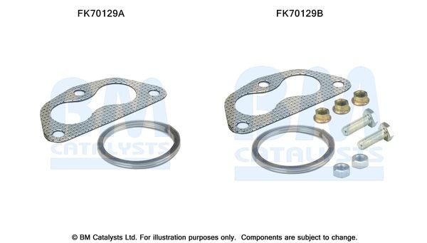 BM CATALYSTS Mounting Kit, exhaust pipe Article number: FK70129 cheaply