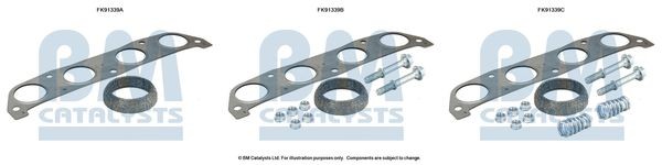 BM CATALYSTS Mounting Kit, catalytic converter Article number: FK91339 cheaply