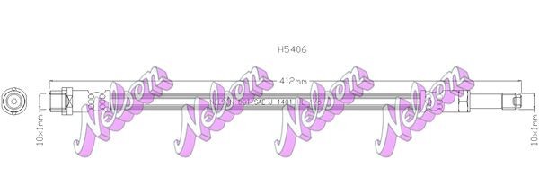 KAWE Brake hose Article number: H5406 cheaply