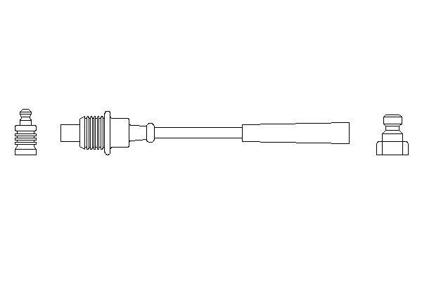 BOSCH Ignition lead Article number: 0 986 356 151 cheaply
