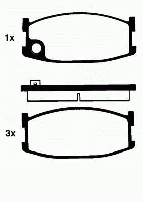 MINTEX Kit pastiglie freni Numero articolo: MDB1157 poco costoso
