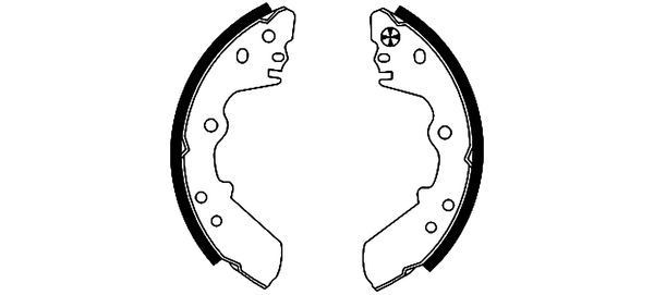 MINTEX Brake Shoe Set Article number: MFR378 cheaply