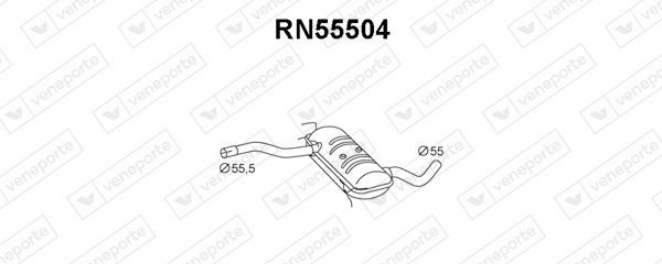 VENEPORTE Front Silencer Article number: RN55504 cheaply