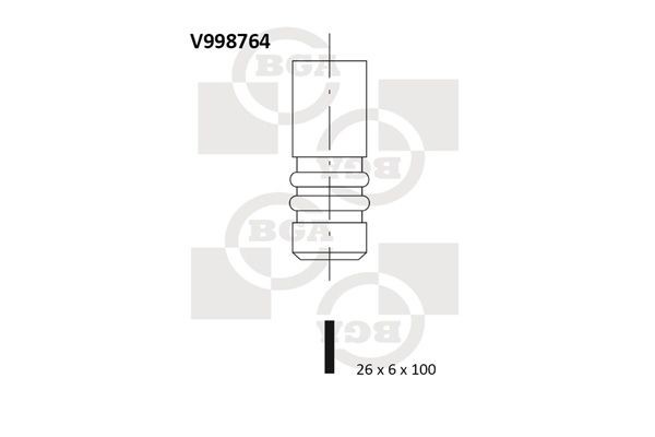 BGA Inlet valve Article number: V998764 cheaply