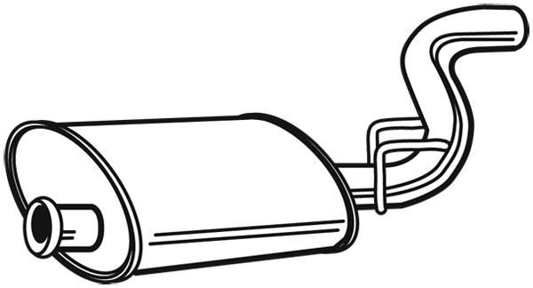VEGAZ Rear silencer Article number: RS-382 cheaply