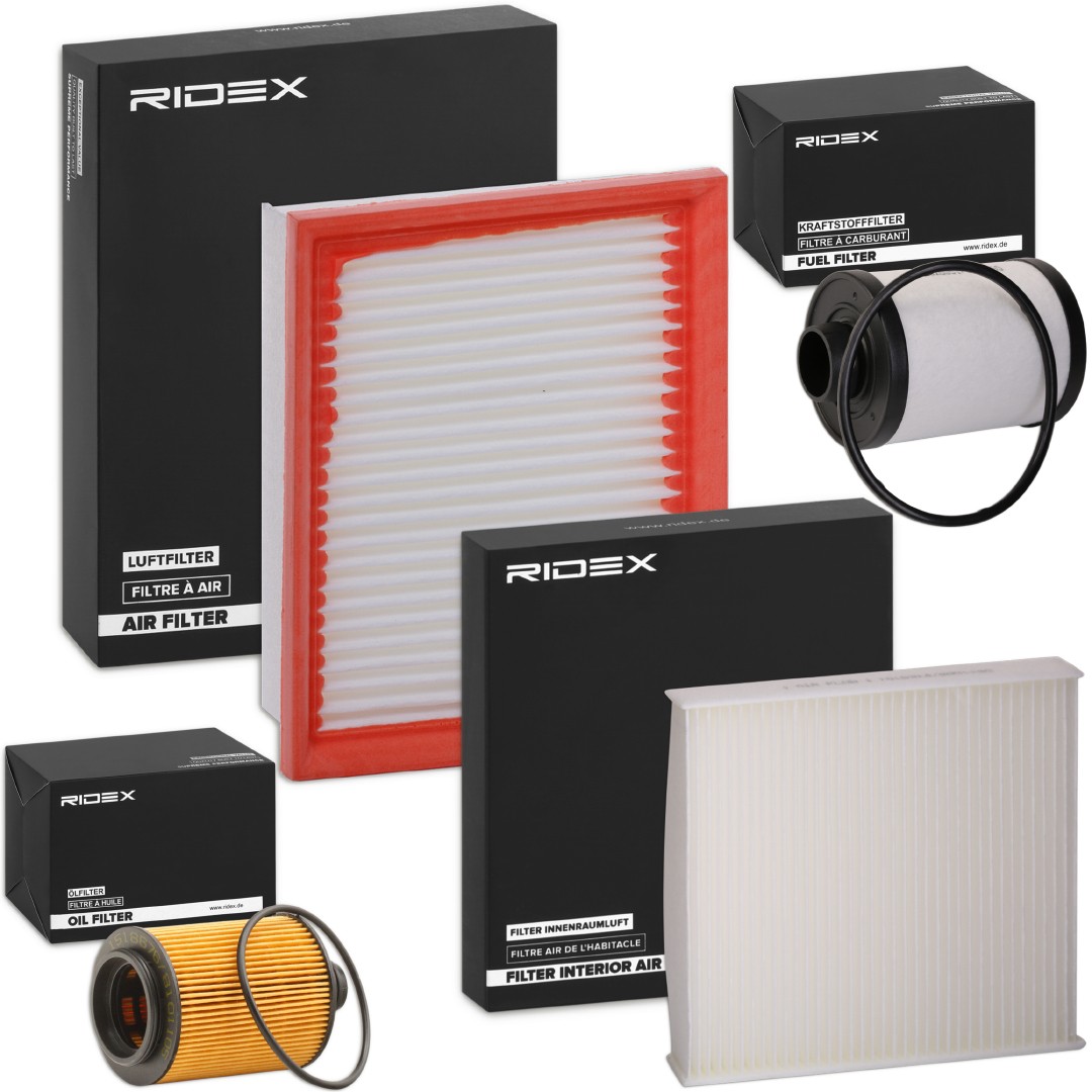 RIDEX Filter-komplekt Artikli number: 4055F0141 soodsalt
