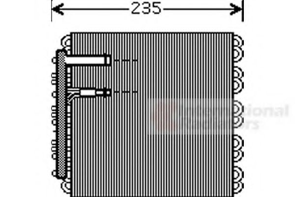 VAN WEZEL Air conditioning evaporator Article number: 1300V228 cheaply