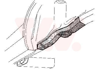 VAN WEZEL Chassis leg Article number: 1844312 cheaply