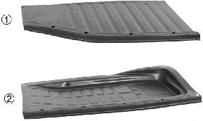 VAN WEZEL Body Floor Article number: 5801.85 cheaply