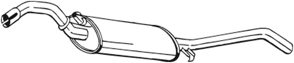 BOSAL Catalytic converter Article number: 090-078 cheaply