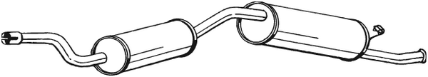BOSAL Lõppsummuti Artikli number: 283-221 soodsalt