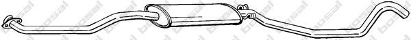 BOSAL Middle silencer Article number: 292-835 cheaply