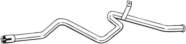 BOSAL Exhaust Pipe Article number: 536-179 cheaply