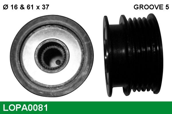 LUCAS Alternator Freewheel Clutch Article number: LOPA0081 cheaply
