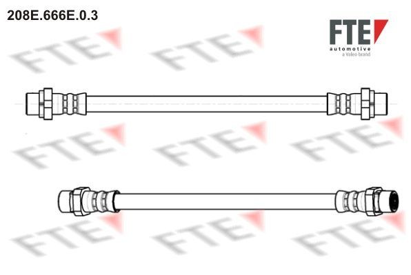 FTE Brake hose Article number: 208E.666E.0.3 cheaply