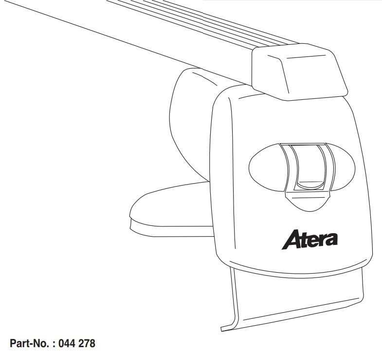 ATERA 044278 Barre de toit GOLF 1.6 SRE Flex 120 CH Alcool 2021