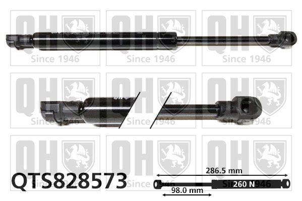 QUINTON HAZELL Bonnet strut Article number: QTS828573 cheaply
