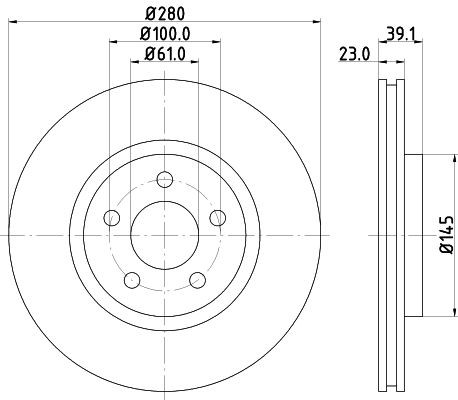 HELLA Engine oil cooler Article number: 8MO 376 901-521 cheaply