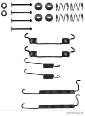 HERTH+BUSS JAKOPARTS J3560900 Accessory Kit, brake shoes CORSA 1.8 16V (F08, F68) 125 PS Petrol 2006