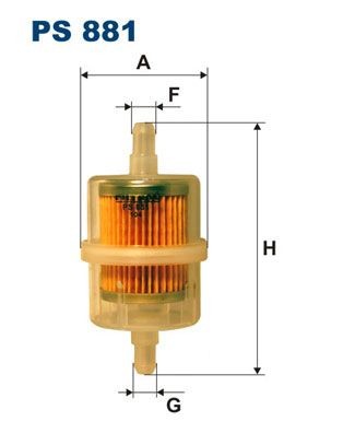 FILTRON Fuel filter Article number: PS 881 cheaply