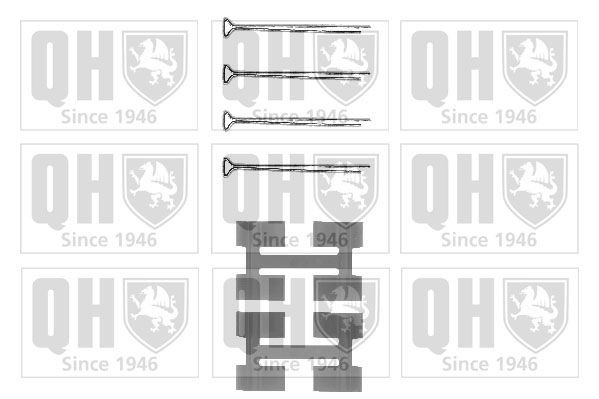 QUINTON HAZELL Accessory Kit, disc brake pads Article number: BFK760 cheaply