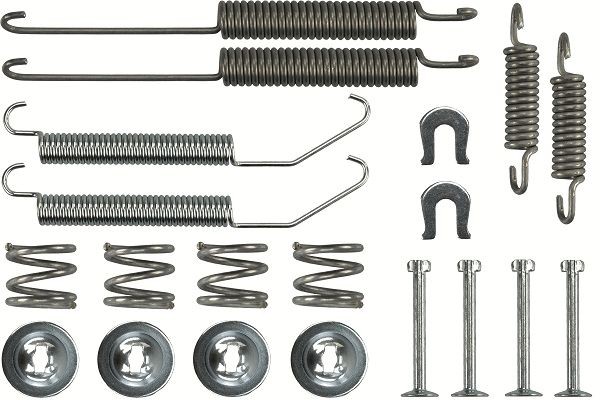 TRW SFK465 Kit accessori, Ganasce freno C-ZERO C-Zero 67 CV Elettrico